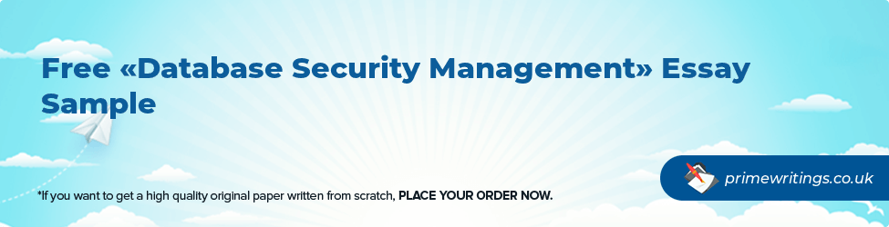 Database Security Management