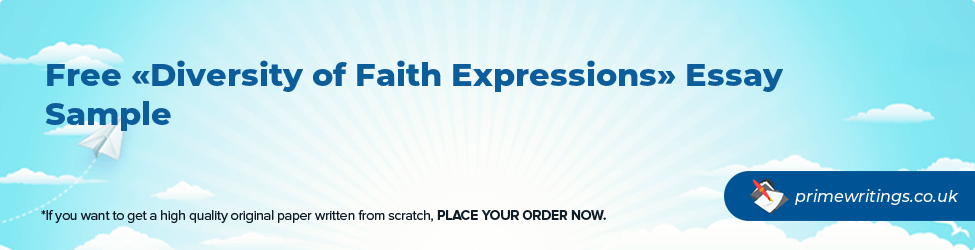 Diversity of Faith Expressions