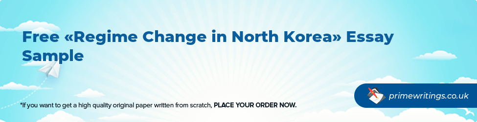 Regime Change in North Korea