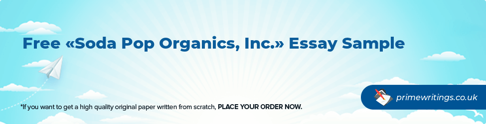 Soda Pop Organics, Inc.