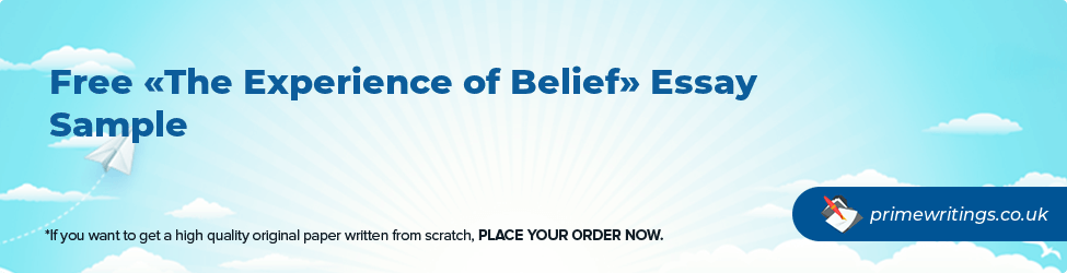 The Experience of Belief