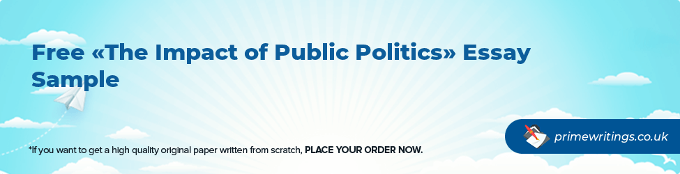 The Impact of Public Politics
