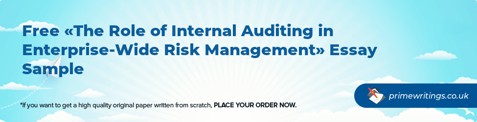 The Role of Internal Auditing in Enterprise-Wide Risk Management